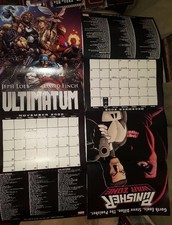 Ultimatum/Punisher War Zone double sided calendar poster(Nov.Dec. 2008 Marvel)