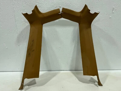 1997-2001 Jeep Cherokee XJ D Pillars Rear Hatch Trim Pair OEM Saddle Tan - Image 1 of 4