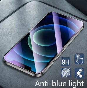 Anti-Blue Light Screen Protector Protective For iPhone 15 14 13 12 11 Pro Max - Picture 1 of 9