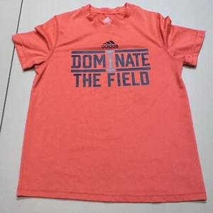 Adidas Orange Boys Medium T-Shirt "Dominate The Field" - Picture 1 of 3