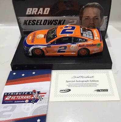 Mustang autografiado 2019 1/24 #2 Brad Keselowski “AutoTrader” - 1 de 155 unidades Foto 1 de 4