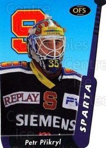 2001-02 Czech OFS Goalie Inserts #3 Petr Prikryl