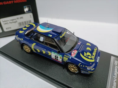 hpi 1/43 Subaru Legacy RS #8 Portugal 1993 Blue resin car model - Image 1 of 4