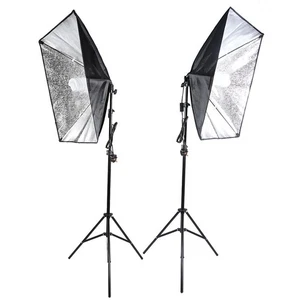 B-Andoer Photography Studio Softbox Lighting Kit 2pcs 135W Light Bulbs 2pcs - Picture 1 of 13