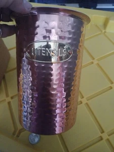 Mud Pie Caddy Kitchen Utensil, Copper - Picture 1 of 3