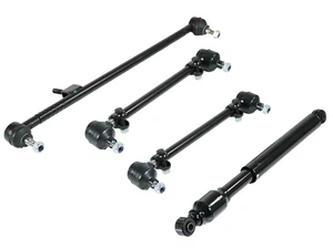 4-tlg. SatzSpurstangen+Lenkstangen+Lenkungsdämpfer für Mercedes W114 W115 /8 - Picture 1 of 3