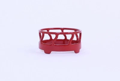 1/64 Metal Round Bale Feeder - Red - Image 1 of 2