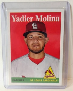 2019 Topps Archives #69 1958 Yadier Molina 1958 Design St. Louis Cardinals - Picture 1 of 2