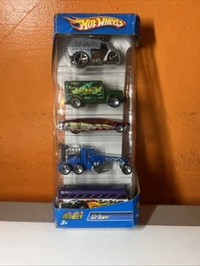 Hot Wheels Gift Pack Super Paquete Coffret Diecast 1:64 2006 Urban 5 Car NEW - Picture 1 of 6