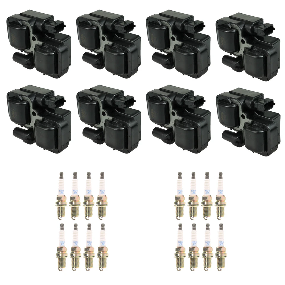 Kit de 16 bujías de níquel bobina de encendido NGK DIS 8 para CLK55 AMG 209.376 5.5 V8 Foto 1 de 1