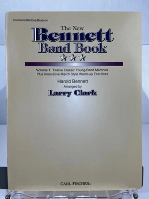 Harold Bennett Sheet Music Band Book Volume 1 Marches 15 Pages Trombone Baritone - Image 1 of 4