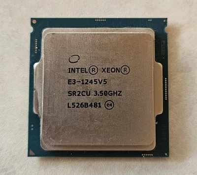 Intel SR2CU Xeon E3-1245V5 3.50GHz LGA1151 Socket CPU Processor #430 - Image 1 of 2