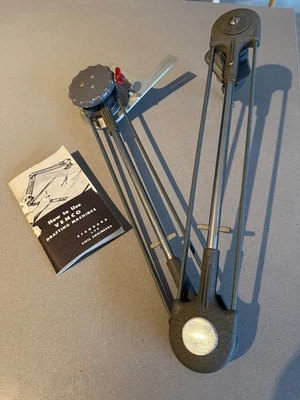 Vintage Mechanical Drafting Machine Vemco 16" Pasadena with book - Image 1 of 4