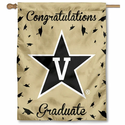 Vanderbilt University Graduation Gift Decorative Flag Cover