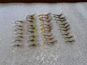 !OFERTA! Lote de 34 emergentes. Sin muerte. Pesca a mosca. FLY FISHING (57) - Imagen 1 de 8