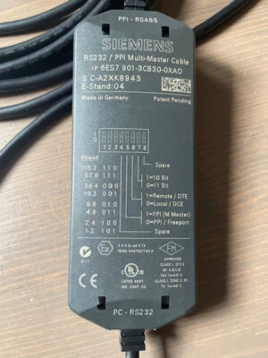 PPI Multi Master Câble Siemens 6ES7901-3CB30-OXAO pour RS232 - Photo 1/2