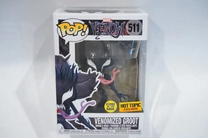 Funko POP! Marvel Venomized Groot #511 Glow in the Dark Hot Topic Exclusive a9 - Picture 1 of 7