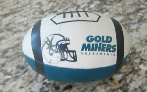 Sacramento Gold Miner 1993-94 CFL Miniature Football Rare
