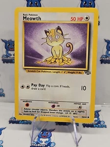 Meowth 56/64 - Jungle Pokemon MP - Picture 1 of 2