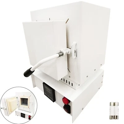 Horno de quemado de alta temperatura 110 V laboratorio/procesamiento de joyas horno de mufla integrado 1100 ° C Foto 1 de 4