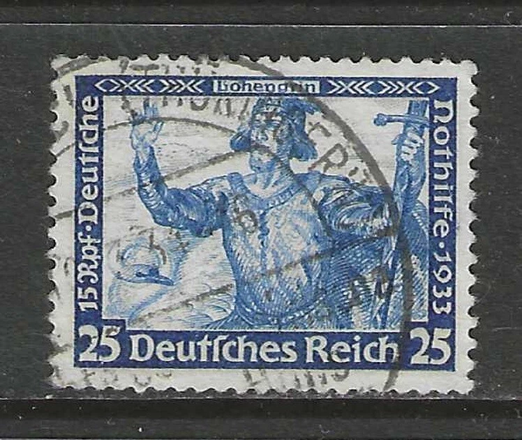 德国 1933 25+15 Pf. Wagner "Lohengrin" 发行使用,59.00 美元 — 第 1/1 张图片