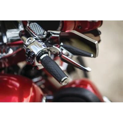 Espejos retrovisores laterales hexagonales Kuryakyn by Kellermann 5919 - vidrio plano, manual (par) Foto 1 de 3