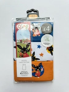 George BING Boys Blue Orange Vest Under Layer 3-Pack Underwear BNWT 2-3 Years - Picture 1 of 2