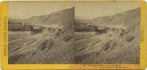 C.P.R.R. Serie Hart/Watkins # 301 Pleasant Valley Looking West Años 1860 - Imagen 1 de 1