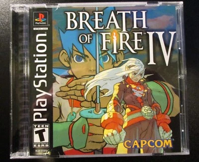 Breath of Fire IV (SONY PlayStation 1, 2000) PS1 PSX IMPECABLE COMPLETO NUEVO COMO NUEVO Foto 1 de 4