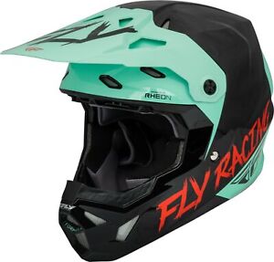 Fly Racing Formula CP SE Rave MX Offroad Helmet Black/Mint/Red