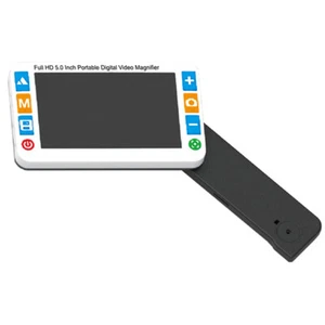 5'' Screen 2-32X Electronic Reading Aid Magnifier Digital Far Near Voice Prompt - Picture 1 of 12
