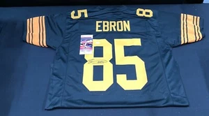 ERIC EBRON PITTSBURGH STEELERS SIGNED CUSTOM COLOR RUSH JERSEY JSA WITNESS COA - Picture 1 of 3