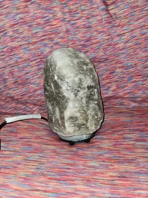 Natural Grey Himalayan Salt Lamp | Therapeutic Glow | Increase Energy and Focus - Image 1 of 4