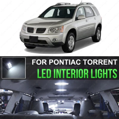 For 2006-2008 2009 Pontiac Torrent LED Light Interior Package Kit 6000K White 8X - Image 1 of 4