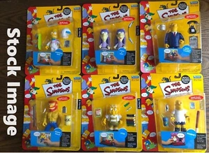 Los Simpson - Serie 8 - 12 figuras de acción estuche de fábrica - 2002 TV Playmates - Imagen 1 de 2