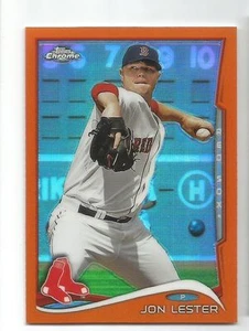 Jon Lester 2014 Topps Chrome Baseball Orange Refractor Card #83 Boston Red Sox - Picture 1 of 1