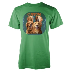 Custom Vintage Bootleg Pet Shirt Pet Photo + Name Custom Dog Portrait Adult Gift - Bild 1 von 20