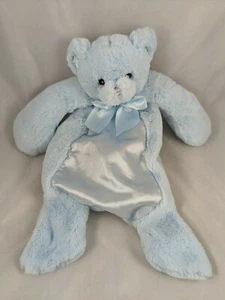 Bearington Blue Bear Lovey Storage Security Blanket 15 Inch Stuffed Animal - Picture 1 of 8