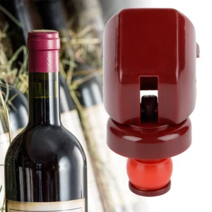 5pcs Wine Champagne Bottle Stopper Wine Preserver Cork Sealing Plug Black - Picture 1 of 15