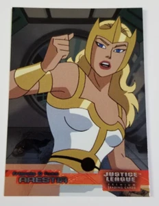 Tarjeta de inserción de lámina de Friends & Foes Justice League Inkworks 2003 FF18 Arestia DC - Imagen 1 de 1