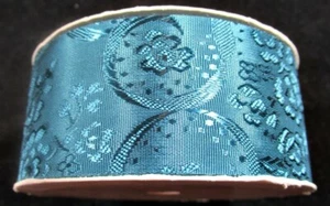 Ribbon #16 New Vintage MSI Jessibelle Jade Tapestry Craft 10 yds Width 1-3/8" - Picture 1 of 3