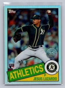 2020 Topps Chrome #85TC-10 Jesus Luzardo 1985 Topps Baseball Oakland Athletics