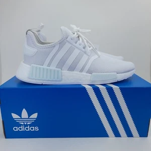 Adidas Originals NMD_R1 Primeblue Womens Sneakers GX8313 Cloud White W/Box - Picture 1 of 5