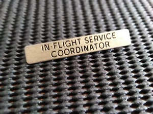 Insignia de azafata coordinadora de servicio a bordo de Delta Airlines de colección - Imagen 1 de 2