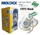 FFP3 Mask MOLDEX 3405 Air Plus Reusable Washable Valved Half Face Mask - 5/Pack