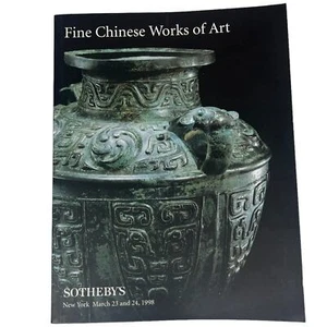 SOTHEBY’S Fine Chinese Works of Art Auction Catalog Sale 7115 & 7107 March 1998 - Imagen 1 de 7
