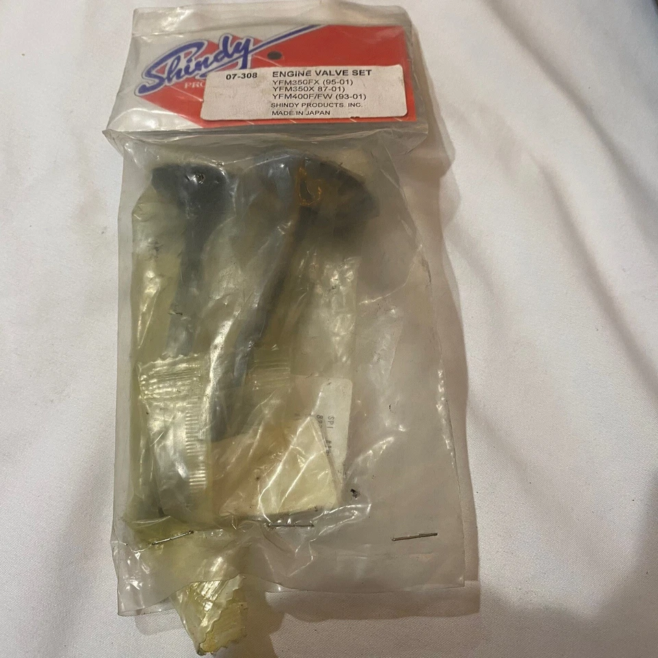 Conjunto de válvulas Shindy YAMAHA 350 400 GRIZZLY WOLVERINE BRUIN KODIAK WARRIOR 07-308 - Imagem 1 de 4