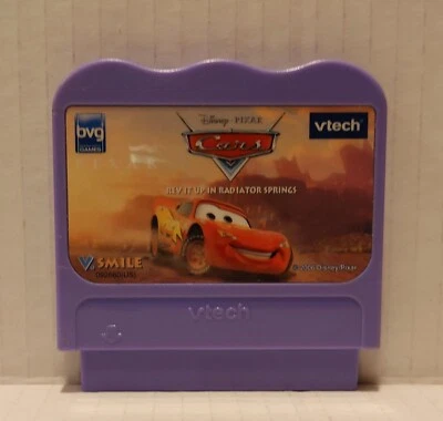 VTech VSmile learning system Disney Pixar Cars Cartridge Game tested &works well - Image 1 of 4