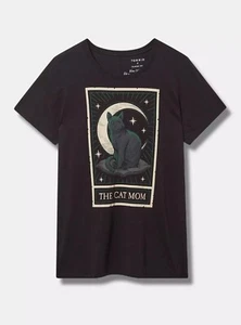 Camisa Torrid Gato Negro Luna Celestial Nueva Con Etiquetas Nueva 5X - Imagen 1 de 9