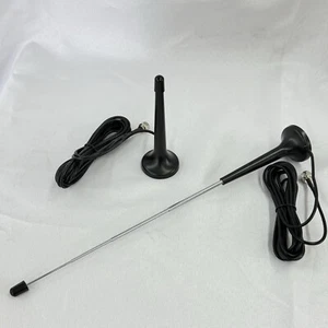 2x Small Retractable Antenna - 35mi Range - Great for Areas w/ Strong TV Signals - Picture 1 of 2